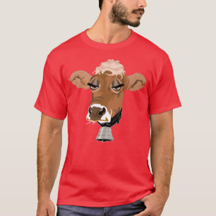 Camiseta Vaca con regalos de campesinos cobardes vacas dive