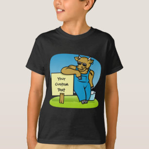 Camiseta Vaca con signo