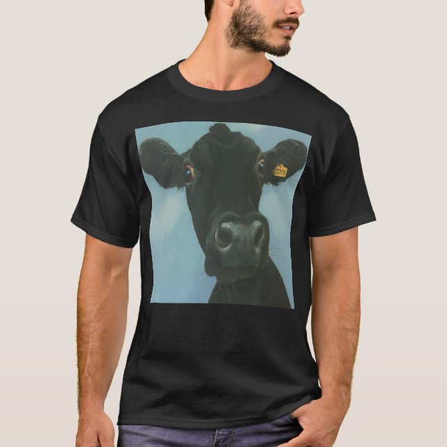 Camiseta Vaca de Angus - Bovino de Angus - Carne de Angus - (Anverso)