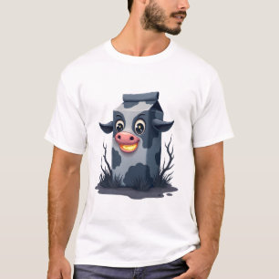 Camiseta Vaca de cartón de leche maldición