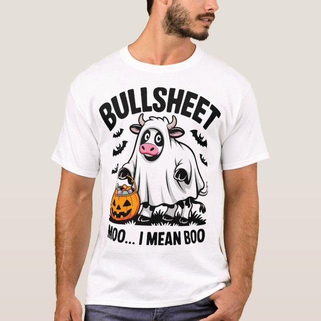 Camiseta vaca de Halloween (Anverso)