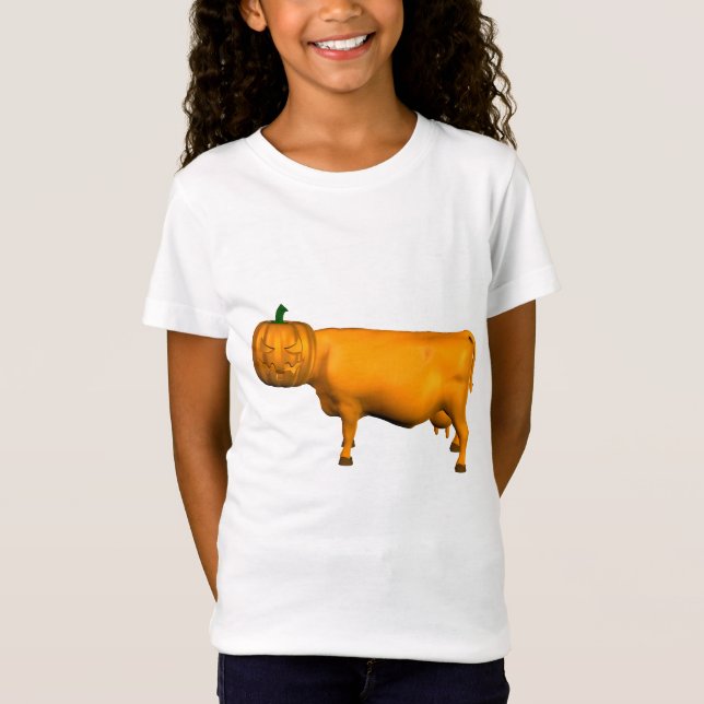 Camiseta Vaca de Halloween (Anverso)