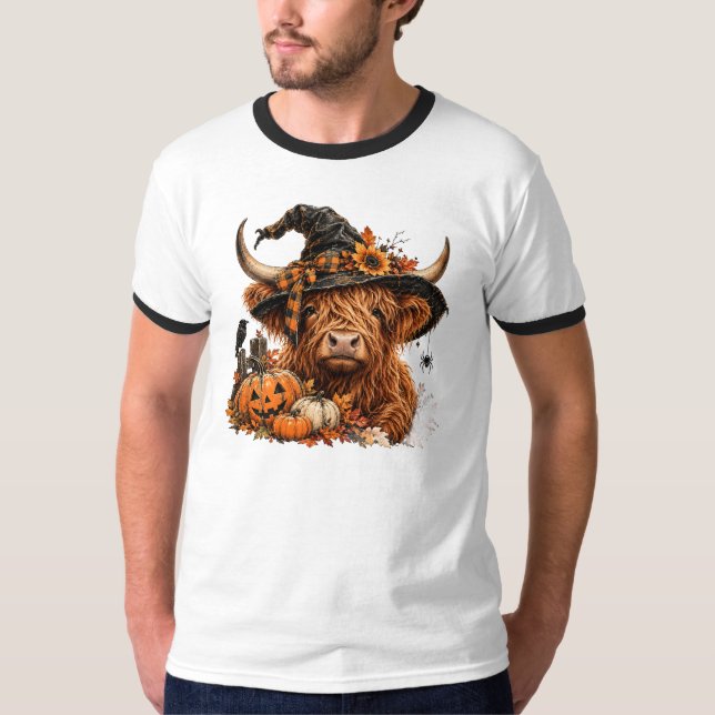 Camiseta Vaca de Halloween (Anverso)