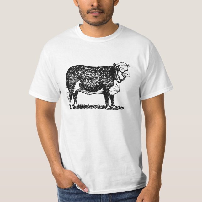 Camiseta Vaca de Hereford (Anverso)
