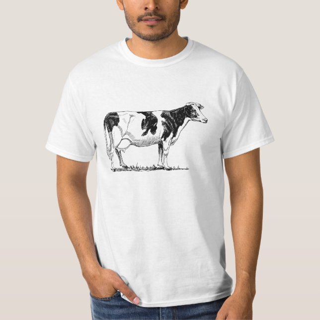 Camiseta Vaca de Holstein (Anverso)