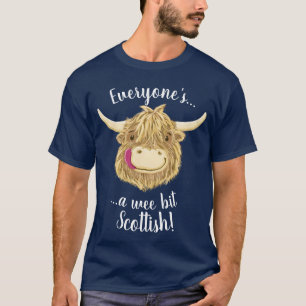 Camiseta ¡Vaca de la montaña del dibujo animado, cada una