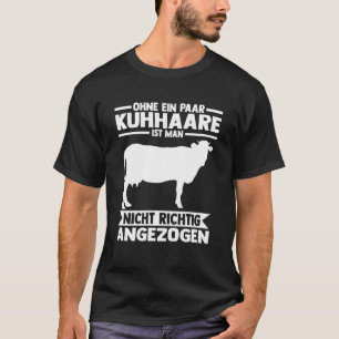 Camiseta Vaca de labranza de cría de ganado silvestre