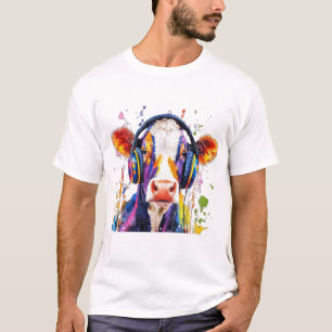 Camiseta Vaca de las Tierras Altas Colorida