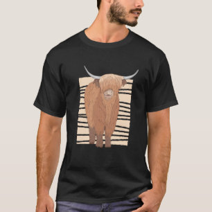 Camiseta Vaca de las Tierras Altas de Escocia