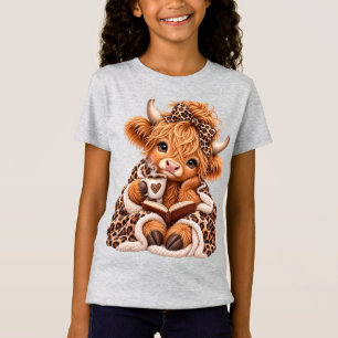 Camiseta Vaca de las Tierras Altas de Invierno Navidad Coqu