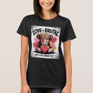 Camiseta Vaca de las Tierras Altas – “El amor es brutal”