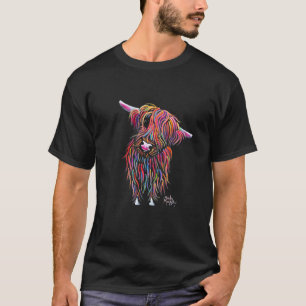 CAMISETA VACA DE LAS TIERRAS ALTAS ESTAMPADO ANIMAL ESTAMPA