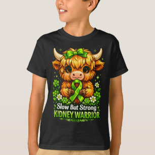 Camiseta Vaca de las tierras altas guerrera del riñón lenta