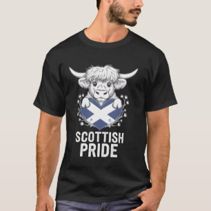 Camiseta Vaca de las Tierras Altas Orgullo Escocés