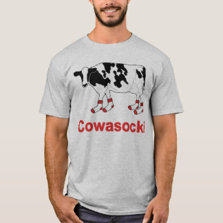 Camiseta Vaca de leche en calcetines - vaca de Cowasocki un