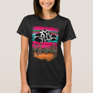 Camiseta Vaca de leopardo del Serape occidental del sur de