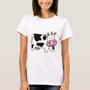 Camiseta Vaca de pie con maricas