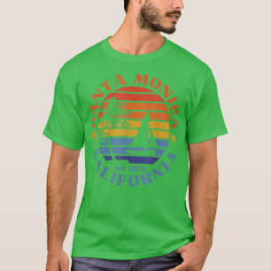 Camiseta Vaca de verano de Santa Monica California Beach