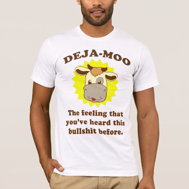 Camiseta Vaca deja-moo (Anverso)