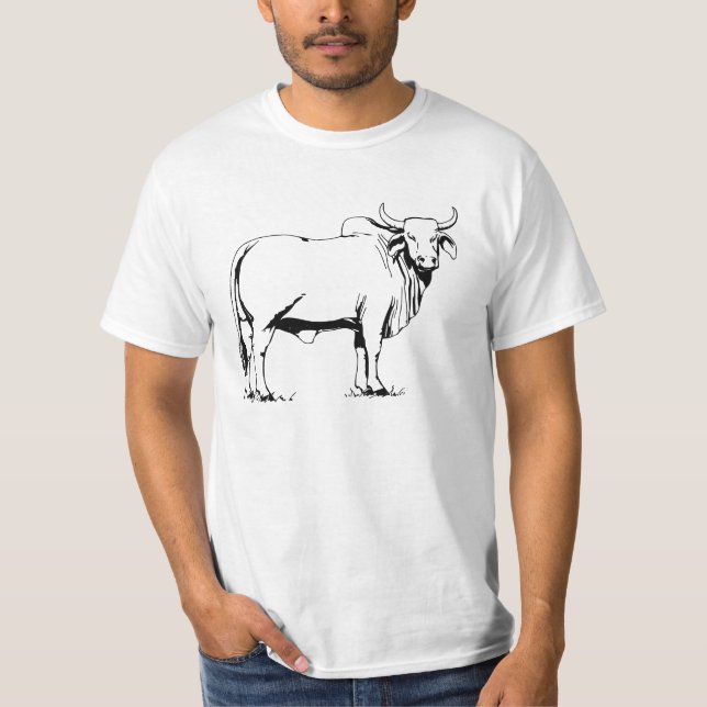 Camiseta Vaca del Brahman (Anverso)