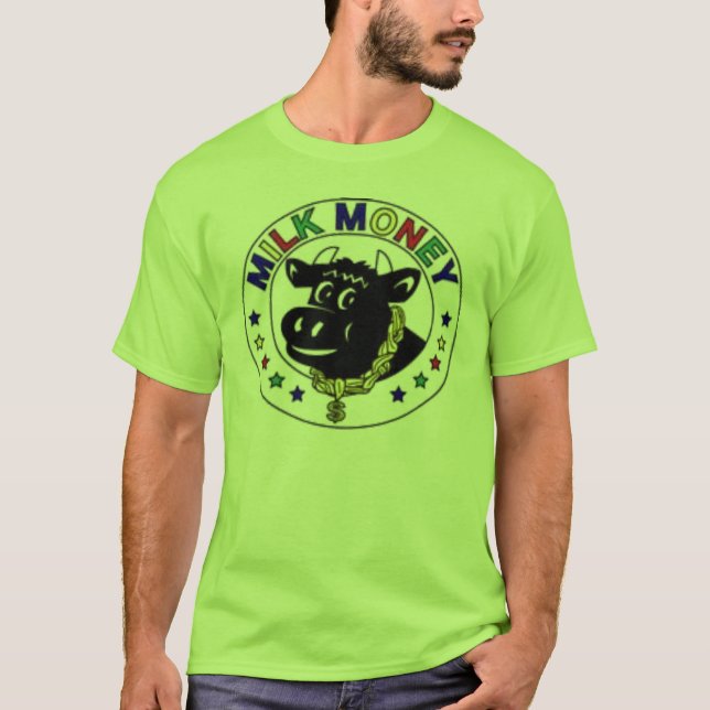 Camiseta vaca del color (Anverso)