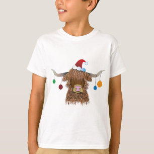 Camiseta Vaca del navidad