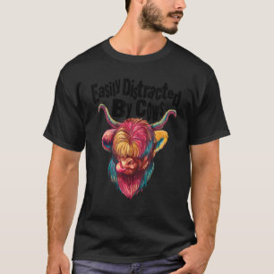 Camiseta Vaca Distrada Fácilmente Por Bovinos De Las Vacas 