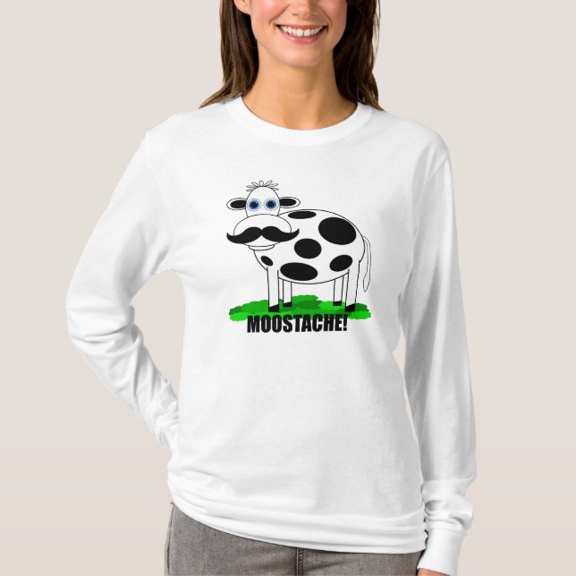 Camiseta vaca divertida (Anverso)