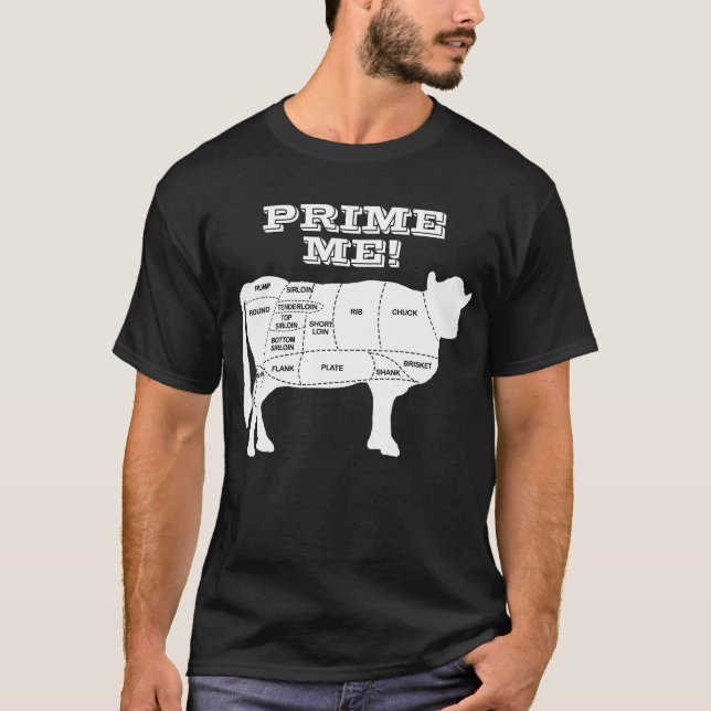Camiseta Vaca Divertida de Primera (Anverso)