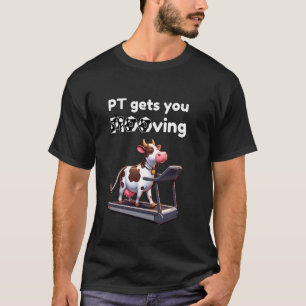 Camiseta Vaca Divertida Fisioterapeuta Terapia FT Terapia F