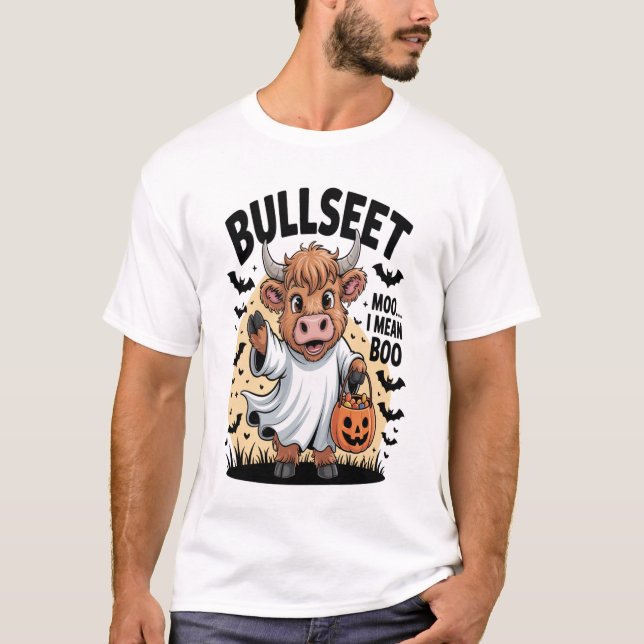 Camiseta Vaca Divertida Halloween (Anverso)