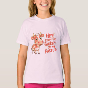 Camiseta Vaca Divertida Mantenga Toro Alejado