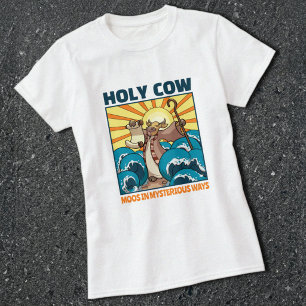 Camiseta Vaca Divertida Vaca Sagrada Muge de Maneras Mister
