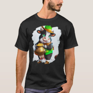 Camiseta Vaca Duende Vacas Día de San Patricio 2