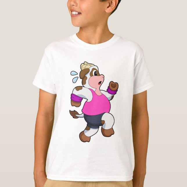 Camiseta Vaca en ejecución (Anverso)