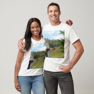 Camiseta Vaca en la colina