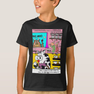 Camiseta Vaca en la tienda de China Tazas divertidas camise