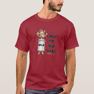 Camiseta Vaca en lata de leche