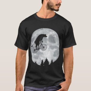 Camiseta VACA En Moon Bike Halloween Ciclo Lunar