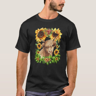 Camiseta Vaca Escocés De La Región Autónoma De Escocia Para
