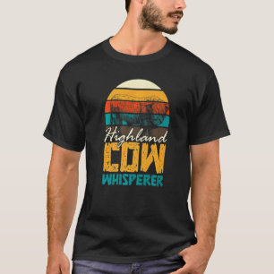 Camiseta Vaca Escocia Vaca Highland Ganado Escocés Diversió