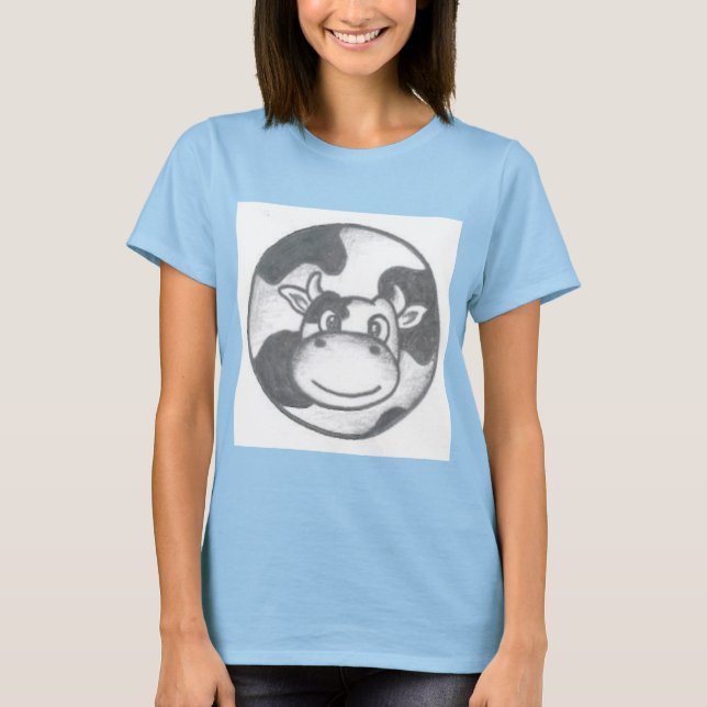 Camiseta Vaca esférica (Anverso)