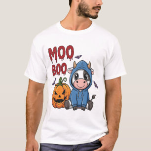 Camiseta Vaca fantasma espeluznante de Halloween