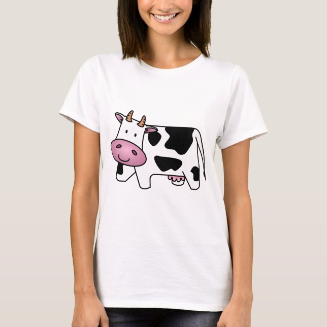 Camiseta Vaca feliz (Anverso)