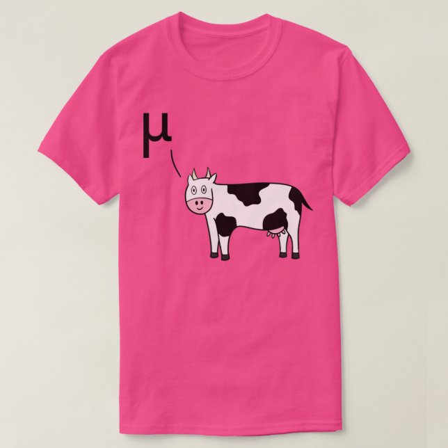 Camiseta Vaca física (Diseño del anverso)