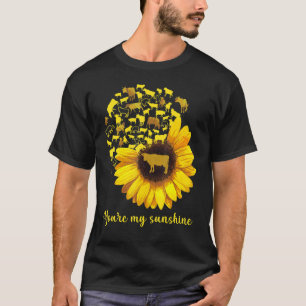 Camiseta Vaca Girasol Eres Mi Sol Vaca