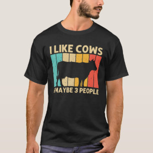 Camiseta Vaca Graciosa Para Hombres Mujeres De Granja Amant