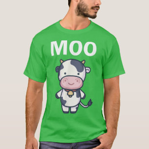 Camiseta Vaca Granjera Graciosa De Moo Cow Para Niños Adult