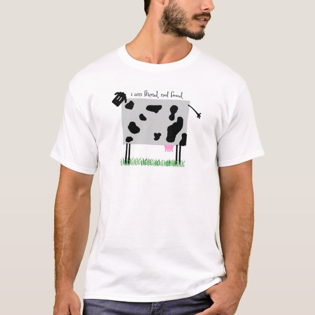 Camiseta Vaca gris (Anverso)