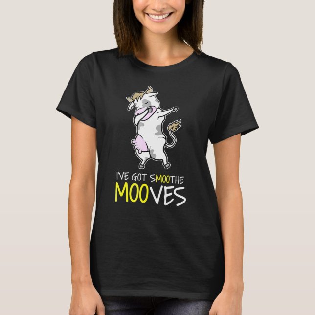 Camiseta Vaca haciendo dab (Anverso)